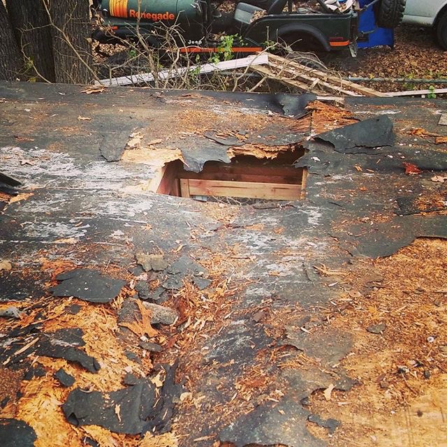 87. I fell through it was funny t