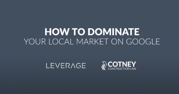 LEVERAGE Webinar with Trent Cotney