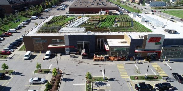 SOPREMA roof to table green roof