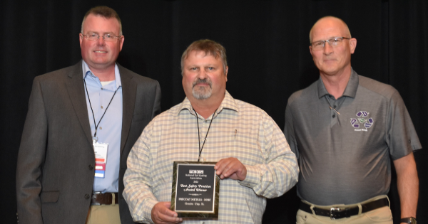 NCCA Safety award pre-coat metals