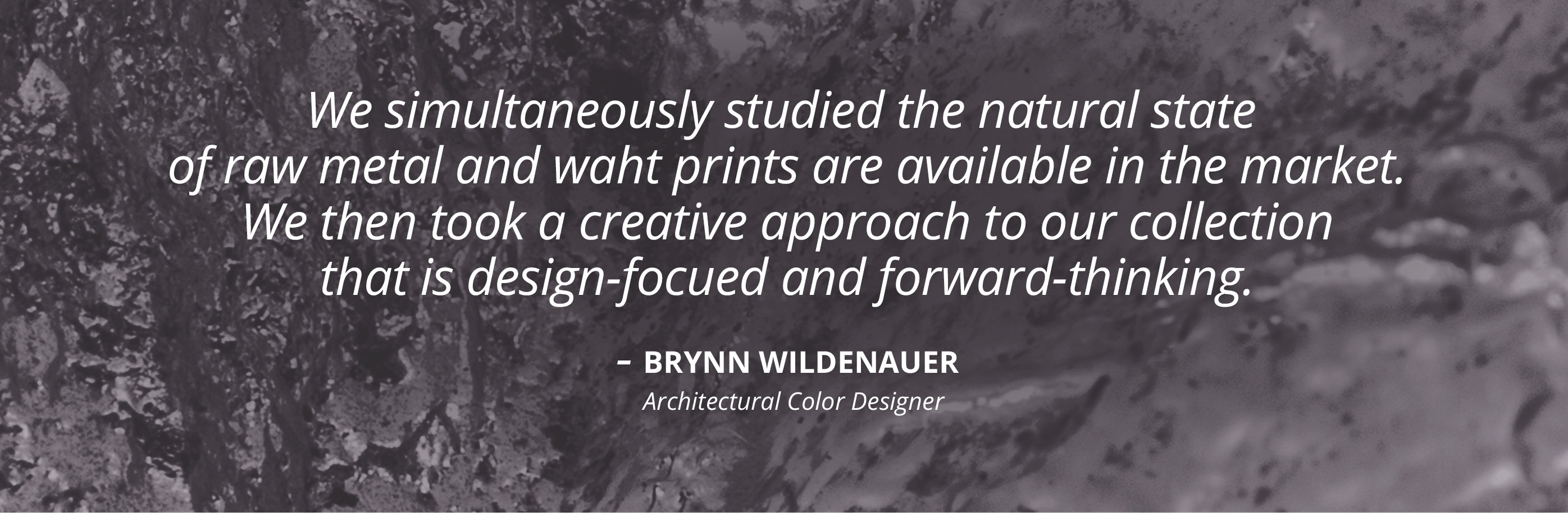 Sherwin-Williams - Emulate Metal Collection