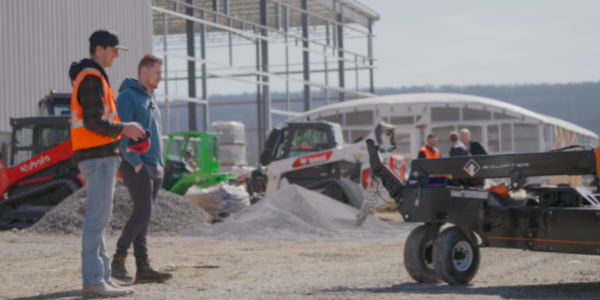 Tiny but mighty: A powerful forklift with a compact design