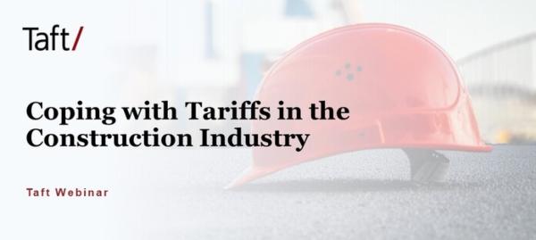 MRCA - FREE WEBINAR! Coping with Tariffs in the Construction Industry