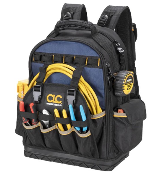 CLC 38 Pocket Tool Storage Molded Base Backpack