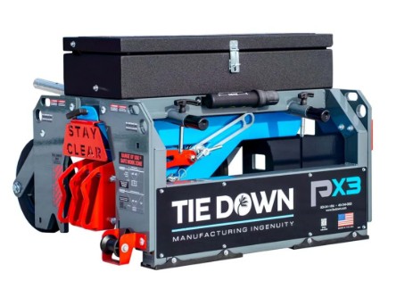 PX3 Mobile Original Fall Protection Cart 5 Users 3 in Fall Arrest 2 in Fall Restraint