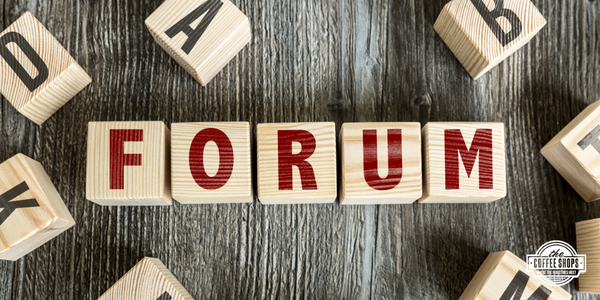 Image of building blocks making the word "forum"