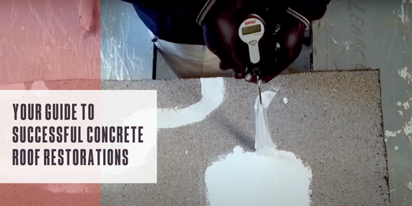 Your guide to successful concrete roof restorations