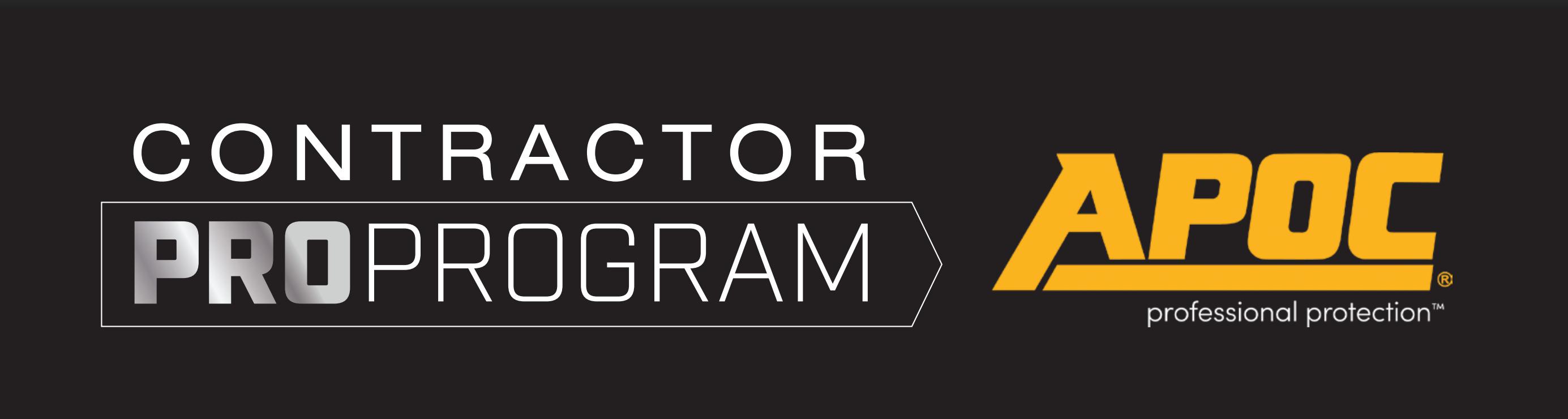 Contractor Pro Program APOC