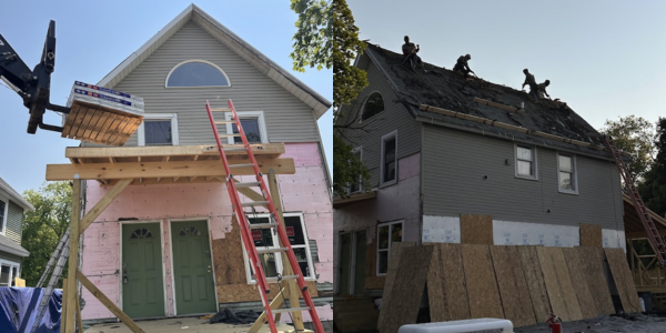 GAF Acme Home Exteriors, Habitat for Humanity Capital Region and GAF partner to donate a new roof for Lansing Intentional Com