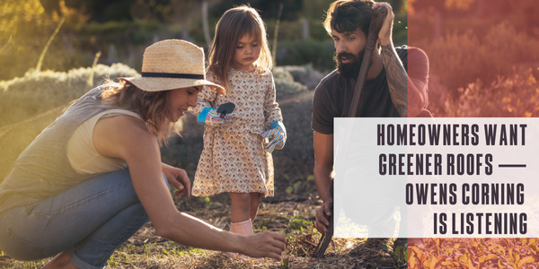 Homeowners want greener roofs
