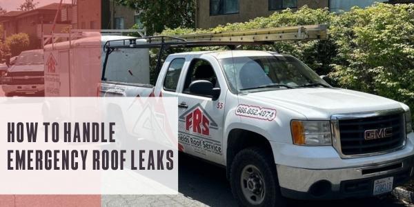 How to handle emergency roof leaks