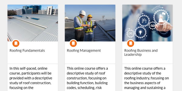 Roofing Alliance - first university-level minor dedicated to roofing