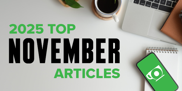 Top November articles: Innovations and giving back