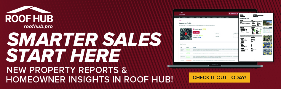 Roof Hub - Billboard Ad - Property Reports & Homeowner Insights in Roof Hub