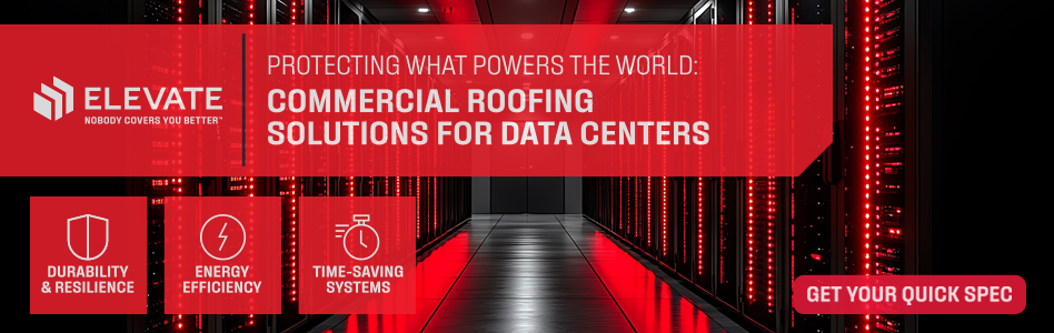 Elevate - Billboard Ad - Commercial Roofing Solutions For Data Centers