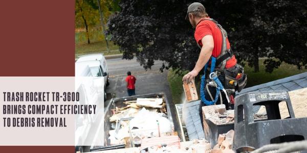 Trash Rocket TR-3600 brings compact efficiency to debris removal