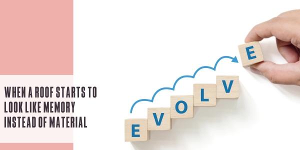 When a roof starts to look like memory instead of material