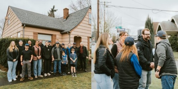 PABCO Roofing Products and Kitsap Roofing team up to protect families with a roof replacement for a local domestic violence p