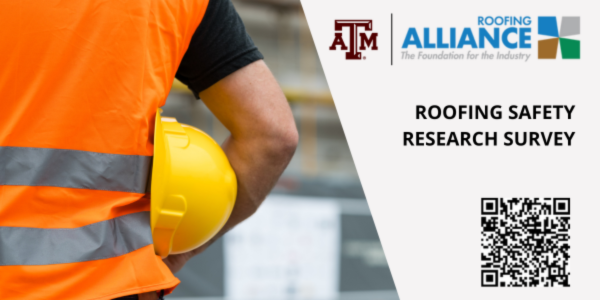 Roofing Professionals Encouraged to Complete Safety Research Survey