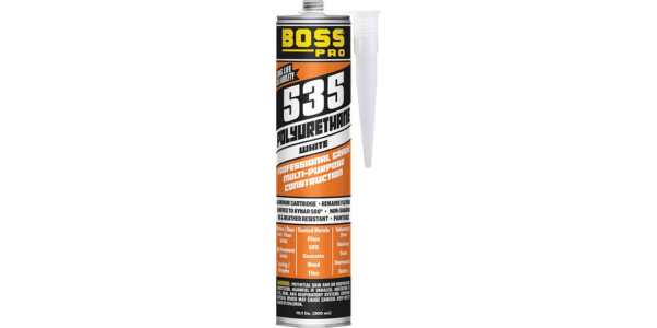 Wryker - Boss 535 Multi-Purpose Polyurethane Adhesive Sealant Caulking Cartridge - SM 600x300