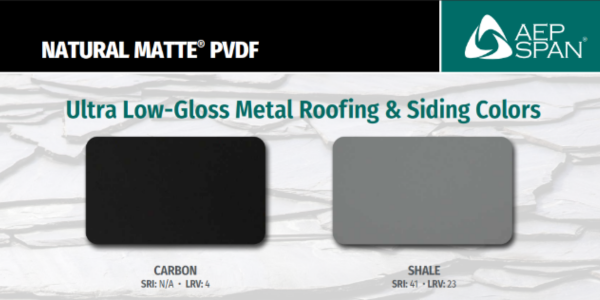 Color changes signal shift toward modern architectural finishes