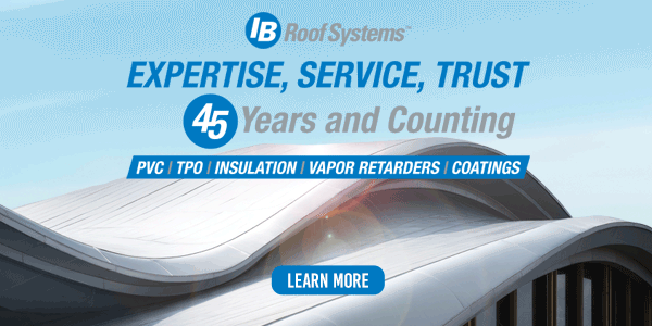 IB Roof Systems expands commercial roofing portfolio with high-performance TPO membrane