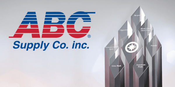 ABC Supply - Names Fran Jackson and Mike Ford as 2026 Ken Hendricks Award Recipients pr made graphic