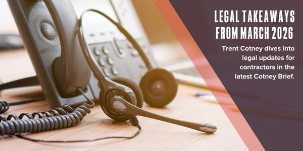 Legal takeaways from March 2026