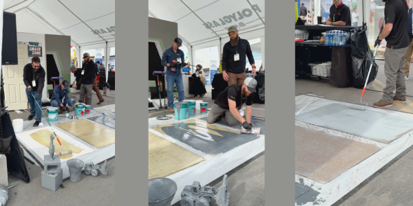 A closer look at this polyurea traffic coating system