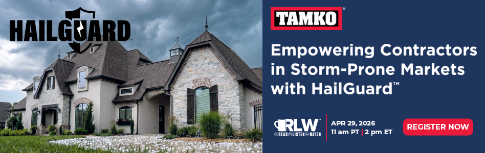 TAMKO - Billboard Ad - Empowering Contractors in Storm-prone Markets With HailGuard™ RLW