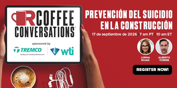 Coffee Conversations - Prevención del Suicidio en la Construcción - Sponsored by WTI