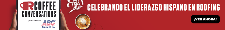 Coffee Conversations - Banner Ad - Celebrando el Liderazgo Hispano en Roofing (Sponsored by ABC Supply)
