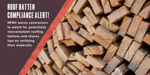 Roof batten compliance alert!