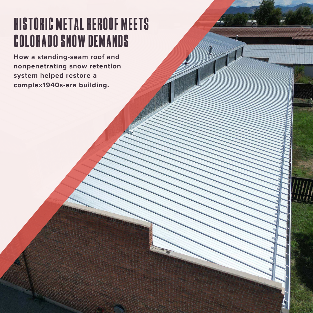 S-5! - Historic metal reroof meets Colorado snow demands pr photo